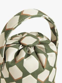 John Lewis Woven Geo Door Stop, Sage - view 2, Sage