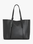 John Lewis Knot Handle Leather Tote Bag