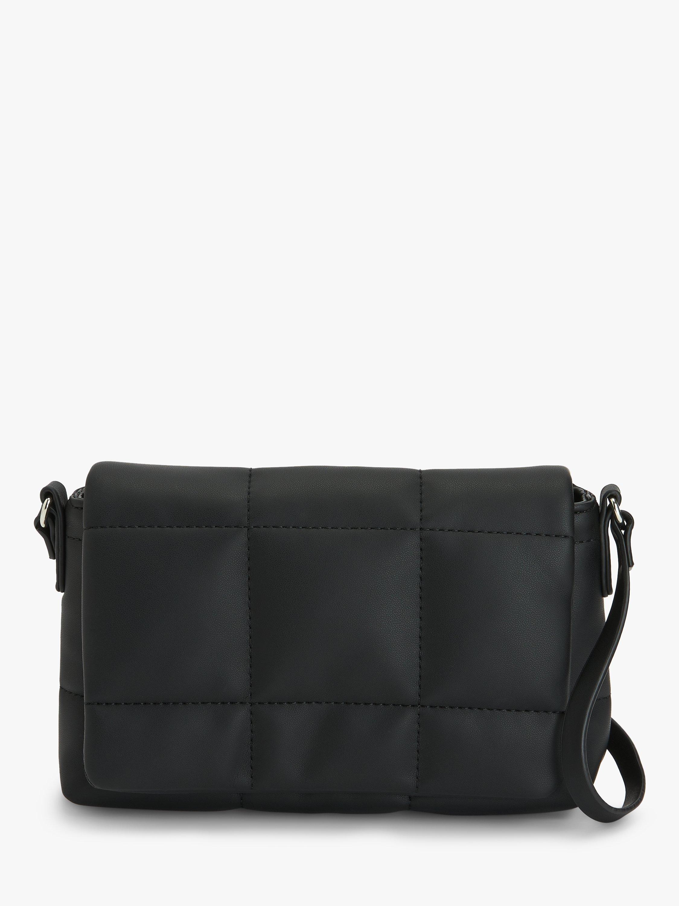 John Lewis ANYDAY Quilted Small Flap Over Cross Body Bag