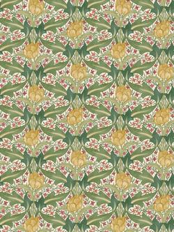 GP & J Baker Tulip and Jasmine Wallpaper, Red/Green  Bw45104.1