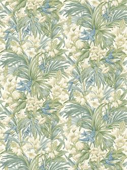 GP & J Baker Trumpet Flower Wallpaper, Emerald Bw45103.3