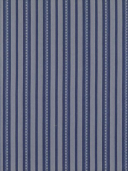 GP & J Baker Kilim Stripe Furnishing Fabric, Blue, Blue