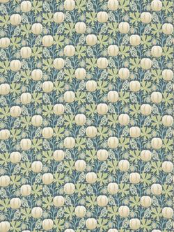 GP & J Baker Pumpkins Furnishing Fabric, Green/Blue