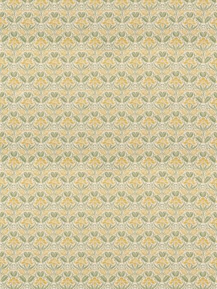 GP & J Baker Iris Meadow Furnishing Fabric, Green