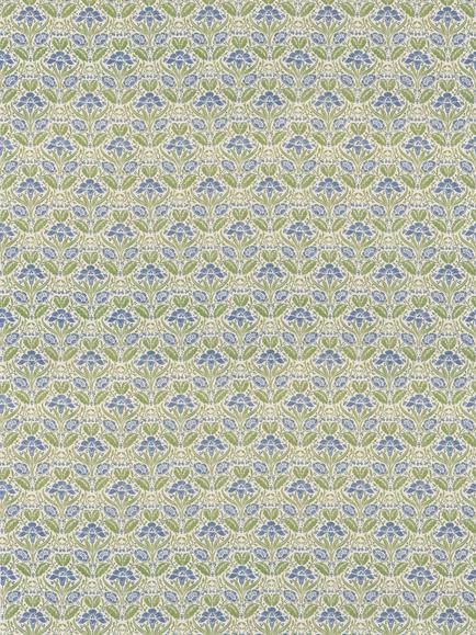 GP & J Baker Iris Meadow Furnishing Fabric, Blue/Green