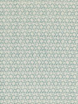 GP & J Baker Flower Press Furnishing Fabric, Aqua, Aqua