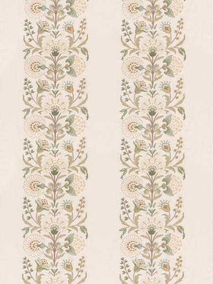 GP & J Baker Annesley Furnishing Fabric, Green, Green