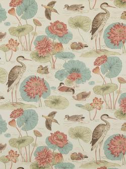 GP & J Baker Ellingham Furnishing Fabric, Aqua, Aqua