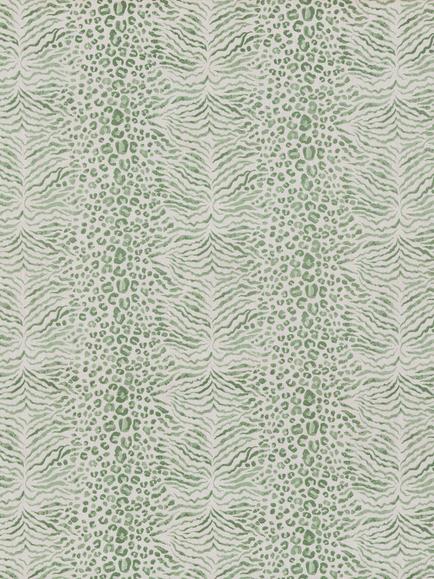 GP & J Baker Chatto Furnishing Fabric, Green