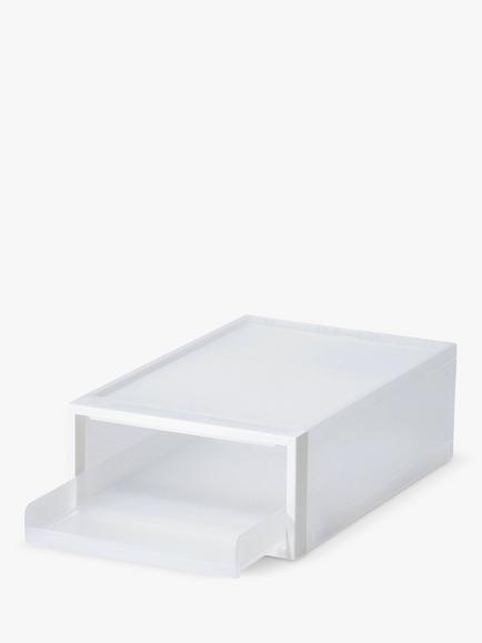 Like-it Stacking Storage Tray, H16cm, Clear - view 2, White