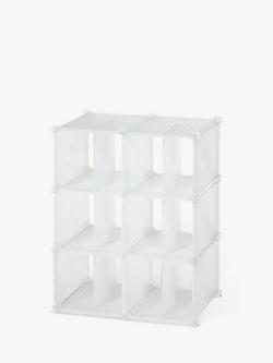 Like-it Shoe Grid 6-12 Pairs - view 2, White