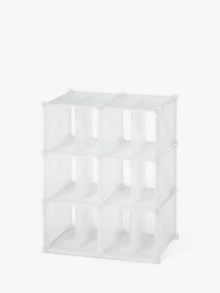 Like-it Shoe Grid 6-12 Pairs - view 2, White