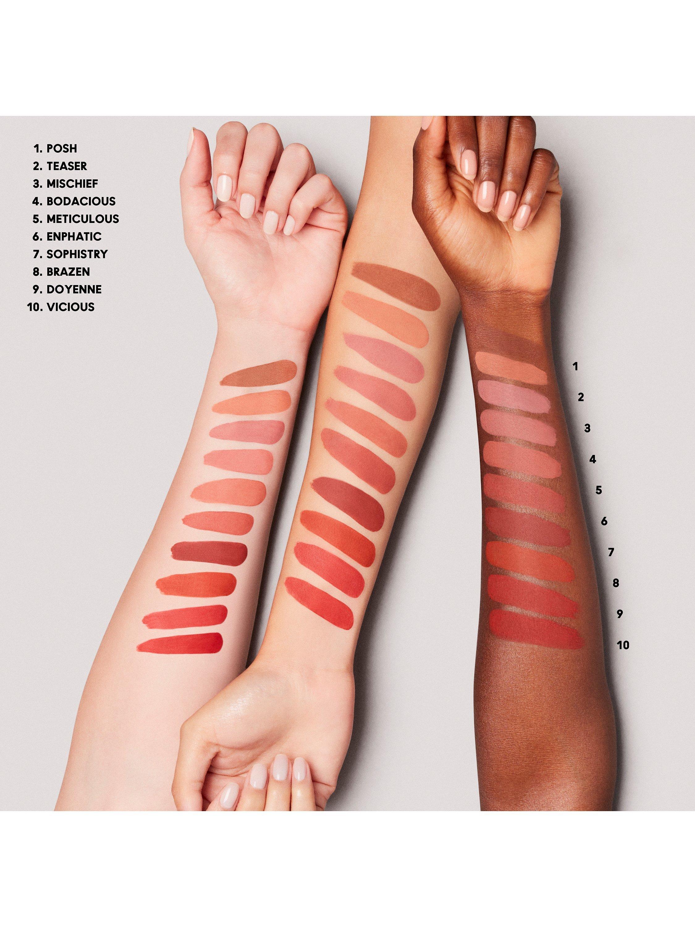 Product image 3 of 6, which shows MAC Locked Kiss Ink 24hr Lipcolour, Sophistry