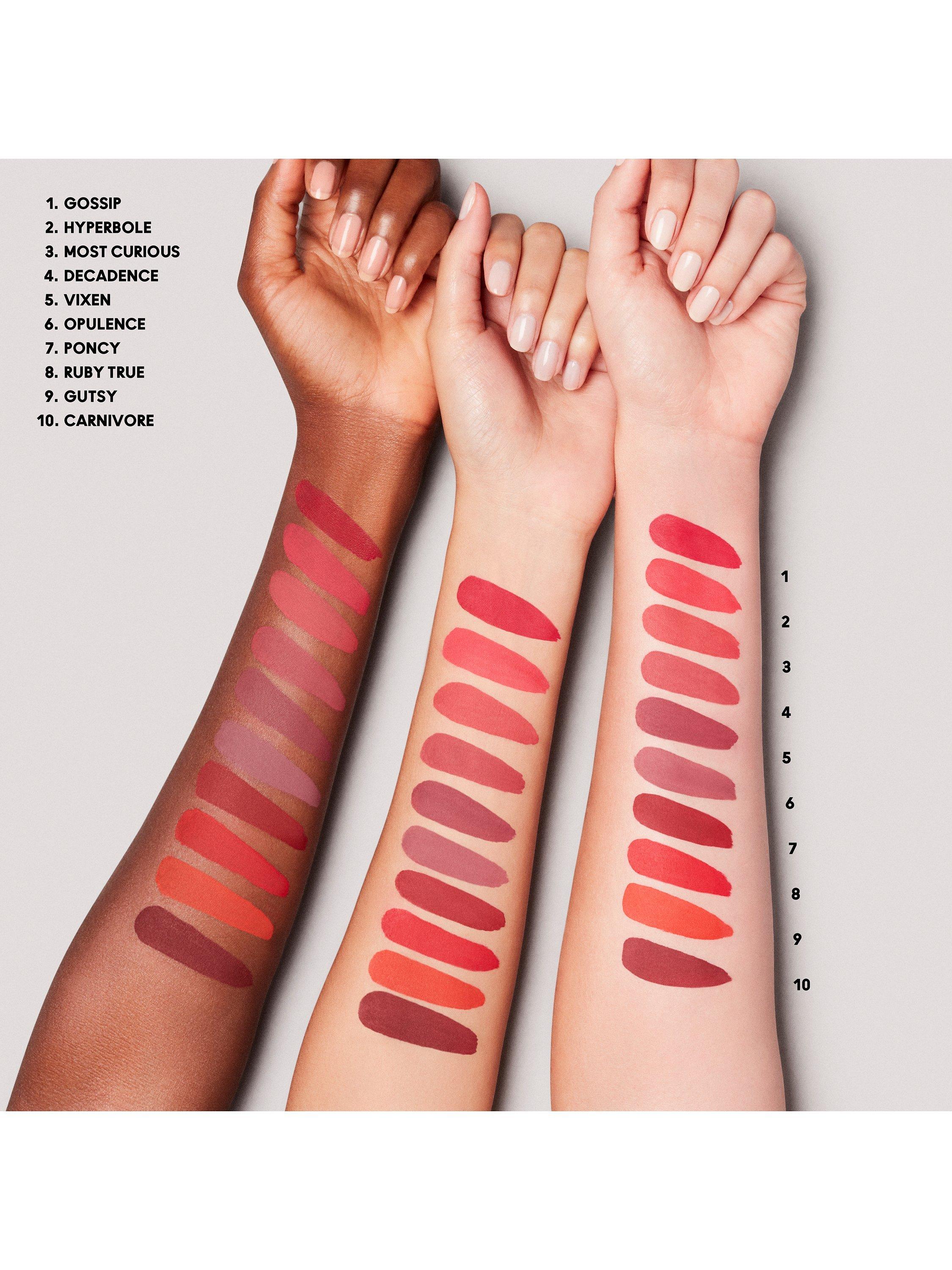 Product image 3 of 6, which shows MAC Locked Kiss Ink 24hr Lipcolour, Gutsy