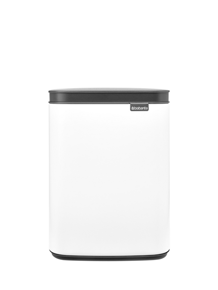 Brabantia Bo Waste Bin, 4L, White