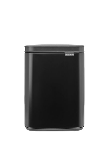 Brabantia Bo Waste Bin, 4L, Matt Black