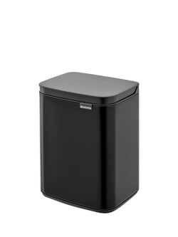 Brabantia Bo Waste Bin, 4L - view 2, Matt Black