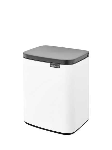 Brabantia Bo Waste Bin, 7L - view 2, White