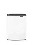 Brabantia Bo Bathroom Waste Bin, 12L, White