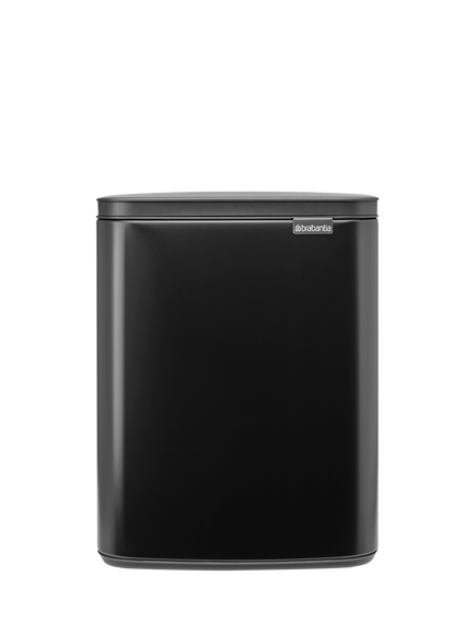Brabantia Bo Waste Bin, 12L, Matt Black