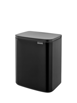 Brabantia Bo Waste Bin, 12L - view 2, Matt Black