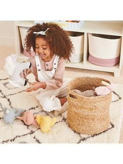 Great Little Trading Co Jute Storage Basket - view 2, Natural