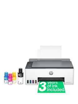 HP Smart Tank 5105 All-in-One Wireless Printer, White, White