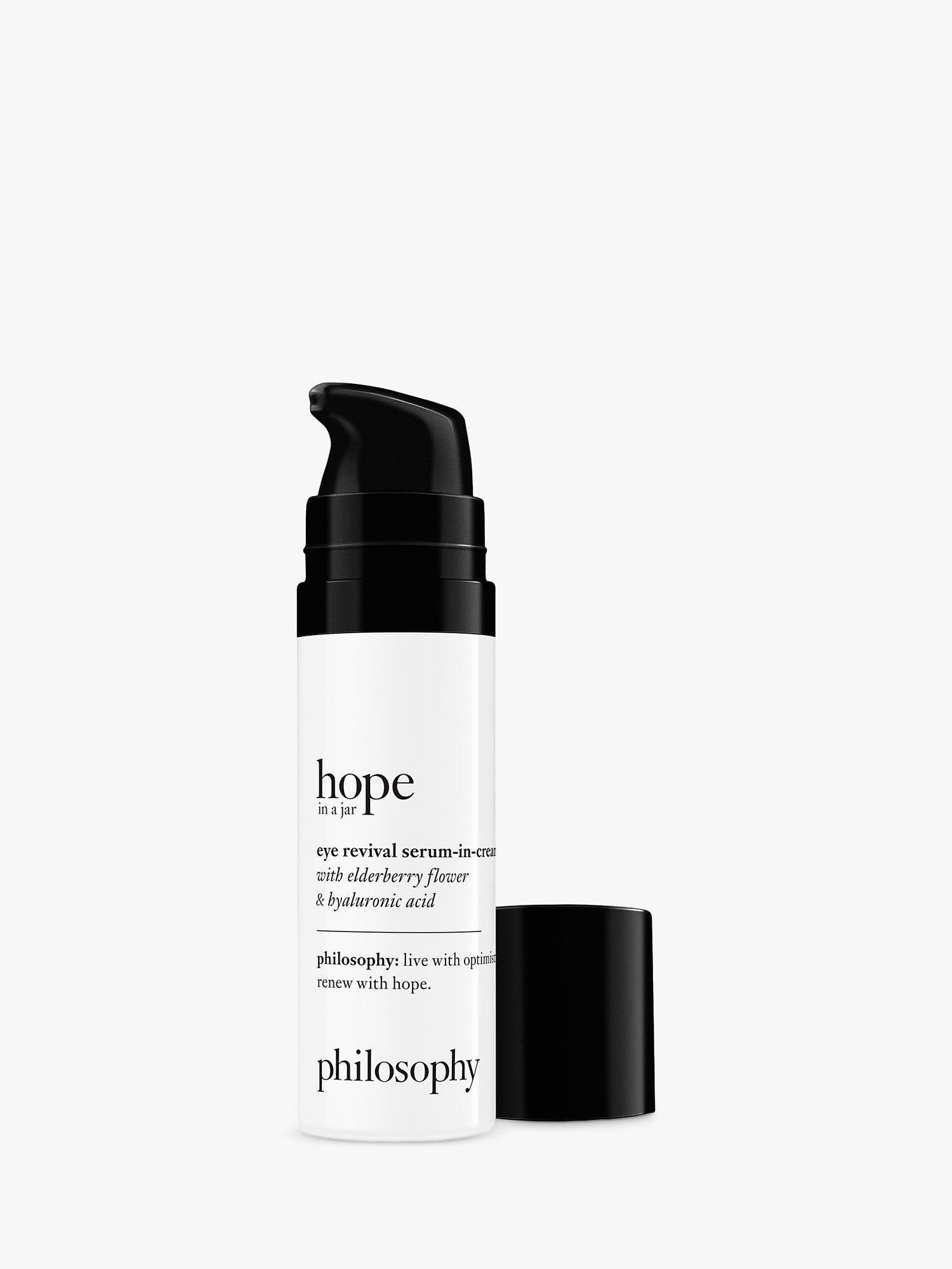 Product image 1 of 8, which shows Philosophy Hope In A Jar Eye Revival Serum-In-Cream, 15ml