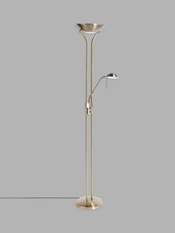 John Lewis Zella LED Floor Lamp, Brass