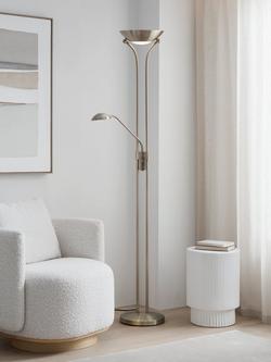 John Lewis Zella LED Floor Lamp - view 2, Brass