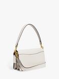 Coach Tabby 26 Pebbled Leather Shoulder Bag, Chalk