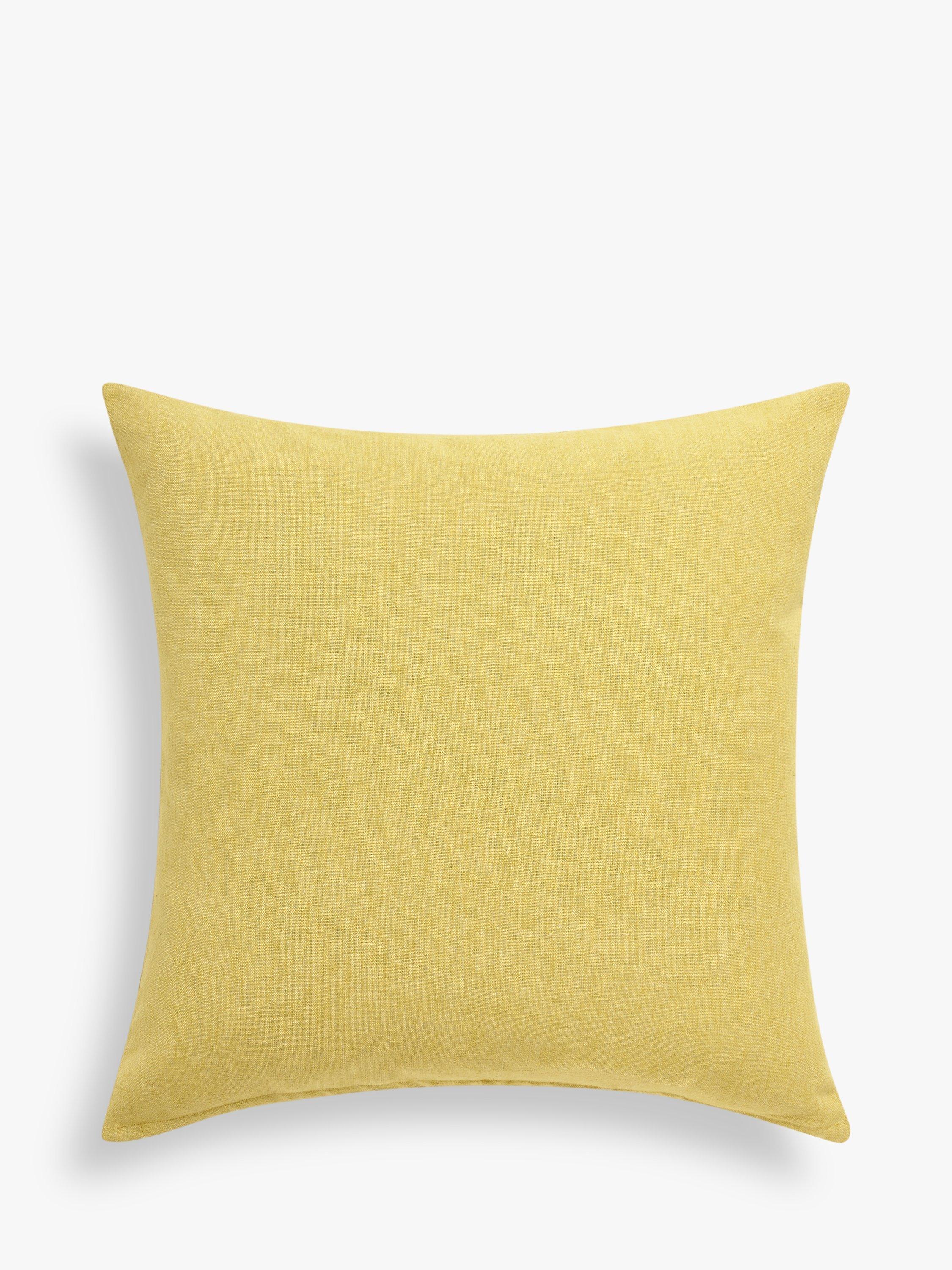 John Lewis ANYDAY Cotton Mix Cushion, Buttercup