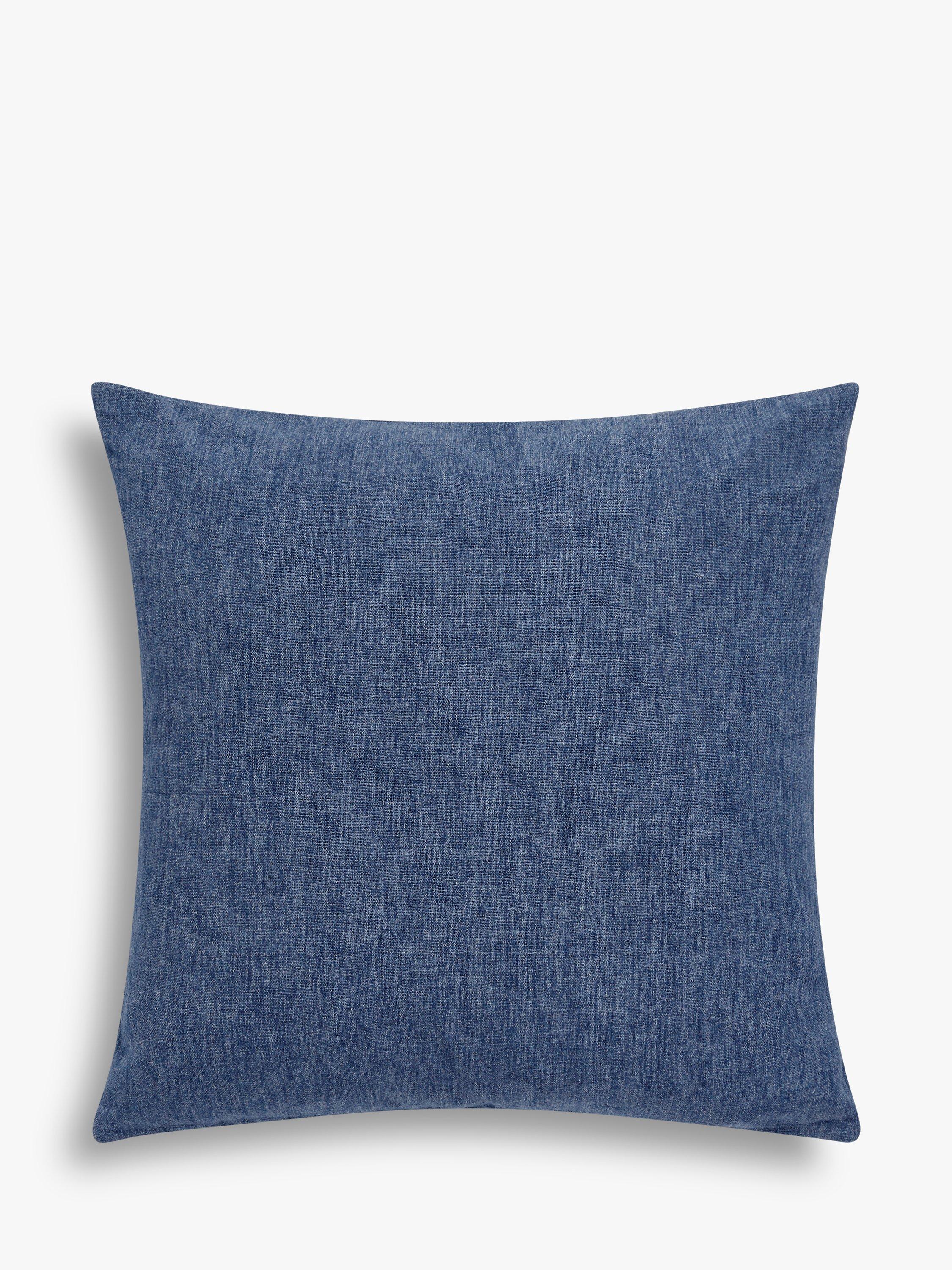John Lewis ANYDAY Cotton Mix Cushion, Navy