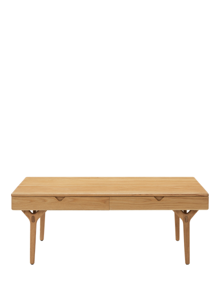 John Lewis X-Ray Wood Coffee Table, Oak - view 2, Oak