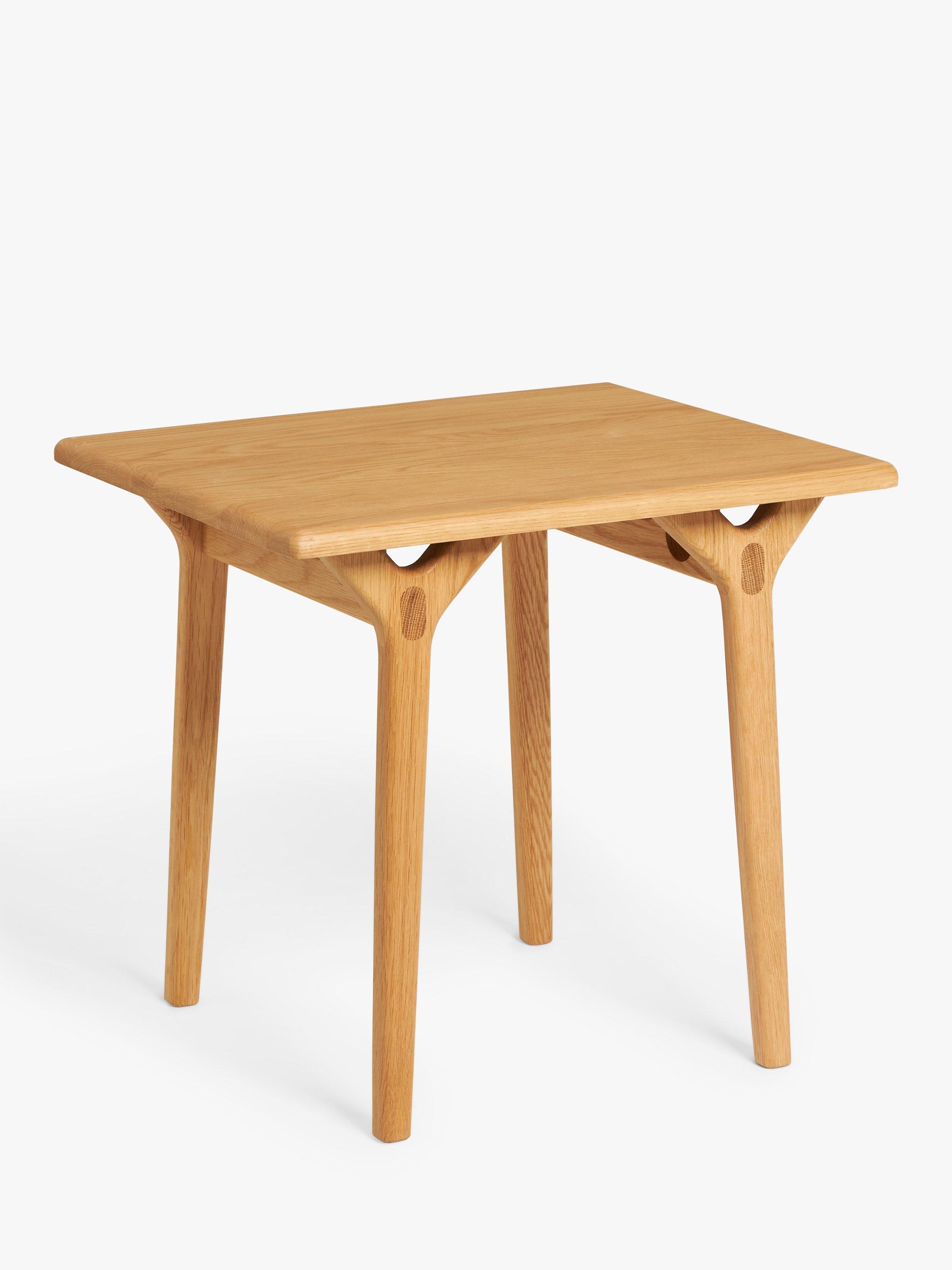 John Lewis X Ray Side Table Oak