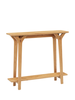 John Lewis X-Ray Console Table, Oak, Oak