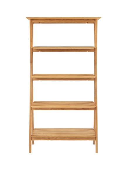 John Lewis X-Ray Shelving Unit - view 2, Oak