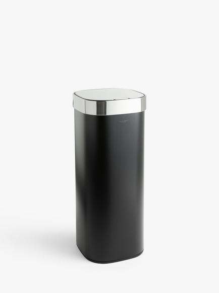 John Lewis Touch Bin, 40L, Black