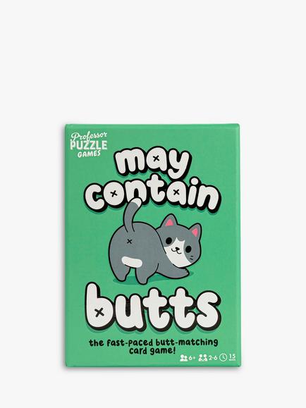 Professor Puzzle May Contain Butts Card Game, Green