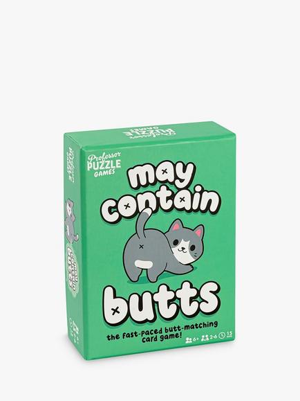 Professor Puzzle May Contain Butts Card Game - view 2, Green