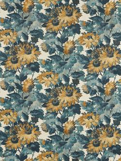 Clarke & Clarke Sunforest Jacquard Furnishing Fabric, Denim/Linen