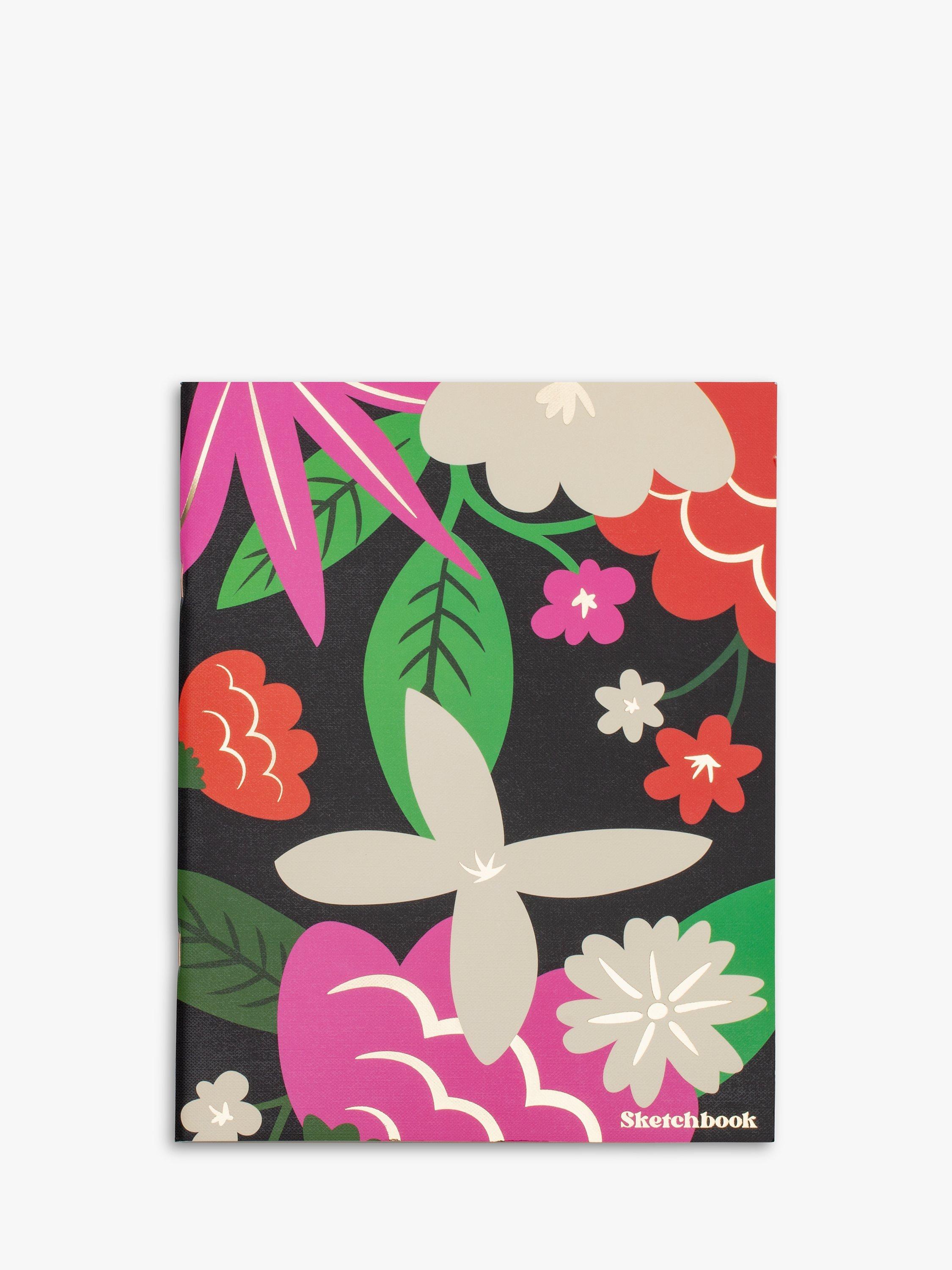 Tache Crafts B5 Floral Sketchbook, Multi