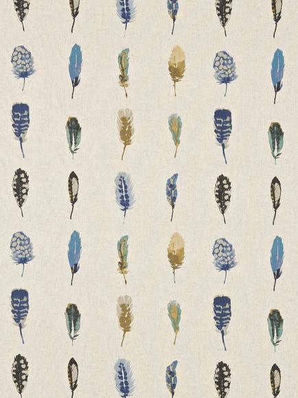 Harlequin Limosa Furnishing Fabric, Indigo/Mustard/Stone