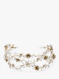 Jon Richard Sienna Floral Hair Vine, Gold