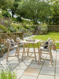 KETTLER Cora 4-Seater Garden Bar Dining Table & Chairs Set, FSC-Certified (Acacia Wood), Natural
