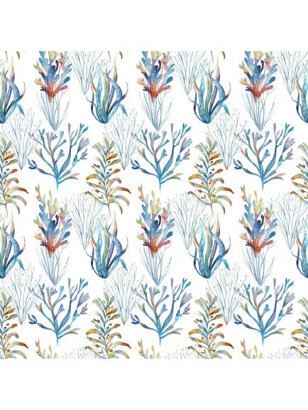 Voyage Coral Reef Furnishing Fabric, Cobalt