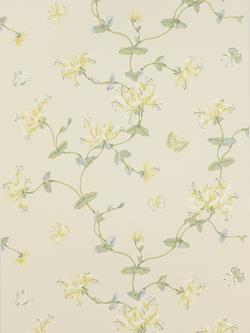 Colefax and Fowler Honeysuckle Garden Wallpaper, Lime W7002/04