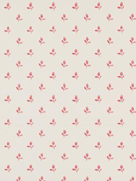 Colefax and Fowler Sudbury Park Wallpaper, 7986/05, Raspberry 7986/05