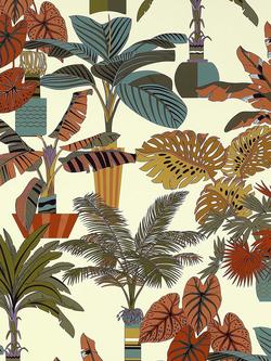 Manuel Canovas Florida Wallpaper, Tabac 3100/03