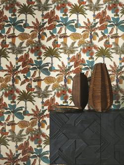 Manuel Canovas Florida Wallpaper - view 2, Tabac 3100/03